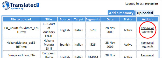 Remove all segments